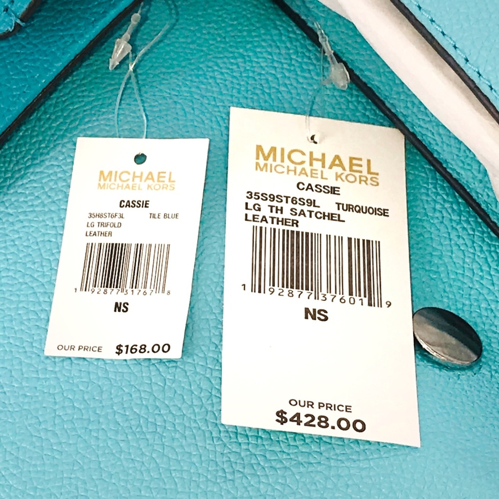 Michael Kors Cassie Large TH Satchel Wallet Set - Picture 8 of 8